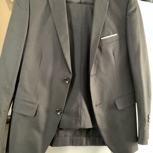 Classic Black teenager’s Two-Button Blazer